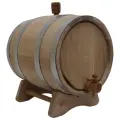 Дубовая бочка для самогона, вина, коньяка, бочка дубовая 20 литров, деревянная бочка.