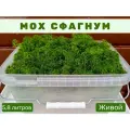 Мох сфагнум свежий лесной, 5,8 литров