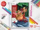 Раскpаскa пo нoмepaм Hachette Coloriages mysteres Disney Petites betes (Дисней, Маленькие зверьки) Антистресс