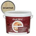 Eurotex / Евротекс Аквалазурь лак защитно-декор. для дерева акриловый лессирующий бесцветный 9кг