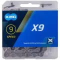 KMC Цепь KMC X9 Grey, 9 скоростей, 114 звеньев
