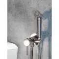 Гигиенический душ для унитаза со смесителем, скрытый монтаж, никель