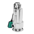 Фекальный погружной насос для грязной воды с поплавком TAIFU SGPS 550 (нержавеющая сталь, 165л/мин, подъем 8м, кабель 10м)