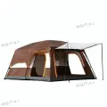 Кемпинговая палатка на открытом воздухе с двумя спальнями и одной гостиной, просторная для 4-6 человек, холл шириной 1,8 метра