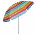 Зонт пляжный D=240см, h-220см Радужные мгновения с механизмом наклона ДоброСад