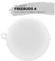 Чехол для Huawei FreeBuds 4 (Хуавей Фрибадс 4), силиконовый с soft-touch покрытием, белый