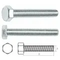 Болт М8х25 мм шестигр, цинк, кл. пр. 5.8, DIN 933 20 кг STARFIX SM-15478-20