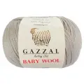 Пряжа GAZZAL BABY WOOL / 817 св. серый