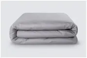 Пододеяльник на молнии однотонный Моноспейс (аналог икеа), Темно-серый, Евро, 200x220, 100% хлопок, сатин, Ecotex