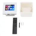 Smart Bluetooth усилитель стены 2,8 дюйма HD сенсорный экран с FM Radio Timing On Off фоновой музыки панели управления игроком для потолочного динамика