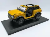 FORD Bronco Badlands Without Doors (2021), Yellow Met, масштаб 1:18, модель коллекционная