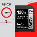 Карта памяти Lexar Professional 1667x SDXC UHS-II 256 ГБ