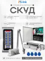 Комплект СКУД Ps-Link KIT-S601EM-350UPS электромагнитный замок с удержанием 350кг, панель доступа с контроллером, EM-Marine