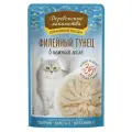 Деревенские лакомства конс. д/кошек Филейный тунец в нежном желе 70г 36шт