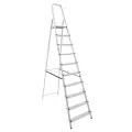 Стремянка 10 ступеней Новая высота NV 1110, алюминиевая, 2,93 м