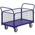 Платформенная тележка с сетчатыми бортами RUSKLAD ТС 5, 700x1200 мм, d160 мм ТС 5 160