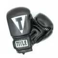 Боксерские перчатки TITLE Boxing, Black-10oz