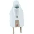 IN HOME Вилка угловая с кольцом с з/к 16А белая 4120 4690612009124