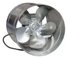 Вентилятор Ванвент ВКО 300-К осевой в канале, воздухообмен 1700, м³/час, установочный диаметр 300мм, оцинкованный металл