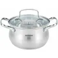 Кастрюля с крышкой HOFFMANN HM 52118, Нержавеющая сталь, 18 см, 3,1 л.