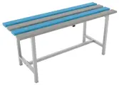 Скамья TI_СТ-1П полимерная доска, 1000мм
