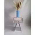Столик-тумба TrashBack, 3D печать, прозрачный, пластик, для спальни