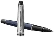 Ручка-роллер Waterman Expert SE Deluxe Blue CT черная, 0,8мм, подарочная упаковка