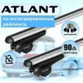 Багажник Атлант на крышу для HYUNDAI Tucson 5-дв внедорожник 2020-н. в. IV, на интегрированные рейлинги, поперечины типа аэро, 75 кг, 110 см.