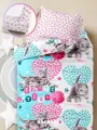 Детское постельное белье Василек юниор на резинке 160х80 см, Бязь, Pretty Kitten