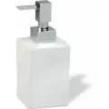 Дозатор керамический Stil Haus Prisma 795(08-BI) настольный, хром-белая керамика