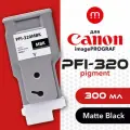 Совместимый струйный картридж PFI-320MBK для принтера Canon ImagePROGRAF TM-200, TM-255, TM-355 и тд, 300мл, черн. мат