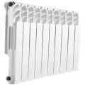 Радиатор металлсервис THERMA Q2, алюминий, 10 секций, белый, 7.6 кг