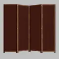 Ширма Шоколад - 4 створки. Лёгкая стильная тканевая перегородка от производителя ширмы. РФ. Высота 180см