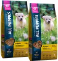 Сухой корм ALL PUPPIES для щенков всех пород, беременных и кормящих сук (2,2 + 2,2 кг)
