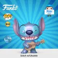 Фигурка Funko POP! Disney Lilo & Stitch Stitch w/Ukulele (PRL) (Exc) (1044) 82880