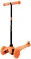 Самокат Y-Scoo Mini A-5 Shine, детский, 3 колеса, светящийся, оранжевый