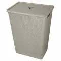 Корзина 48л для белья Wenge 427х295х562 мм серый