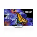 Телевизор Haier 50 Smart TV S4, QLED 4K UHD, Android TV, голосовое управление, серебристый