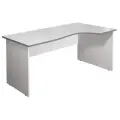 Стол письменный эргономичный Монолит, 1600х900х750 мм, правый, цвет серый, СМ6.11