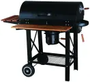 Tarrington House Гриль стационарный угольный Louisiana стальной на подставке с крышкой 19.5кг, 115 x 74 x 98.5см