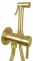 Гигиенический душ Paffoni ZDUP110HGSP золото медовое брашированное, латунь, управление рычажное