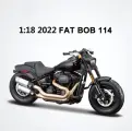 Модель мотоцикла Harley-Davidson 2022 Fat Bob 114, Maisto, масштаб 1:18