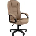 Кресло офисное Chairman 600 LT экопремиум бежевый чер. пласт Россия