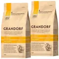 Корм сухой Grandorf Single Grain Cat Adult Sterilised 4 Meat Recipe для кошек, 4 вида мяса,2кг х 2шт