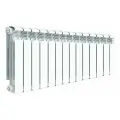 Алюминиевый радиатор отопления RIFAR Alum 500 14 секций, боковое подключение