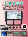 Штатная Магнитола TS105 для SUBARU Forester (Субару Форестер) 2008-2012, Impreza (Импреза) 2007-2012 , с камерой заднего вида. QLED экран 9 дюймов, Wifi 2din с сенсорным экраном, usb и блютузом