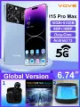 Смартфон VOVE i15Pro Max, 5000 мА·ч, быстрая зарядка, экран 6,74, 16ГБ/512ГБ, Android 13 Синий