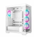 Корпус ATX DeepCool CG580 4F WH, Midi-Tower, без БП, белый [r-cg580-whnda0-g-1]