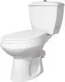 Унитаз-компакт Оскольская Керамика Элисса Стандарт, нижний подвод воды, косой выпуск 43301110202 [+4_ZV16.2]