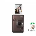 Фотоаппарат моментальной печати Fujifilm Instax Mini LiPlay, （В комплекте 10 листов фотобумаги）Коричневый